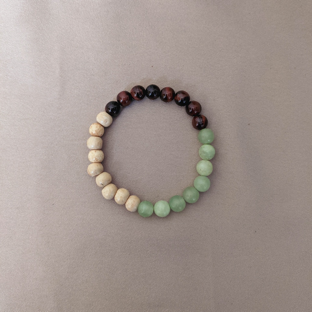 Gelang Batu Alam Tiger Eye Kayu Arometrapi Diffuser Essential Oil