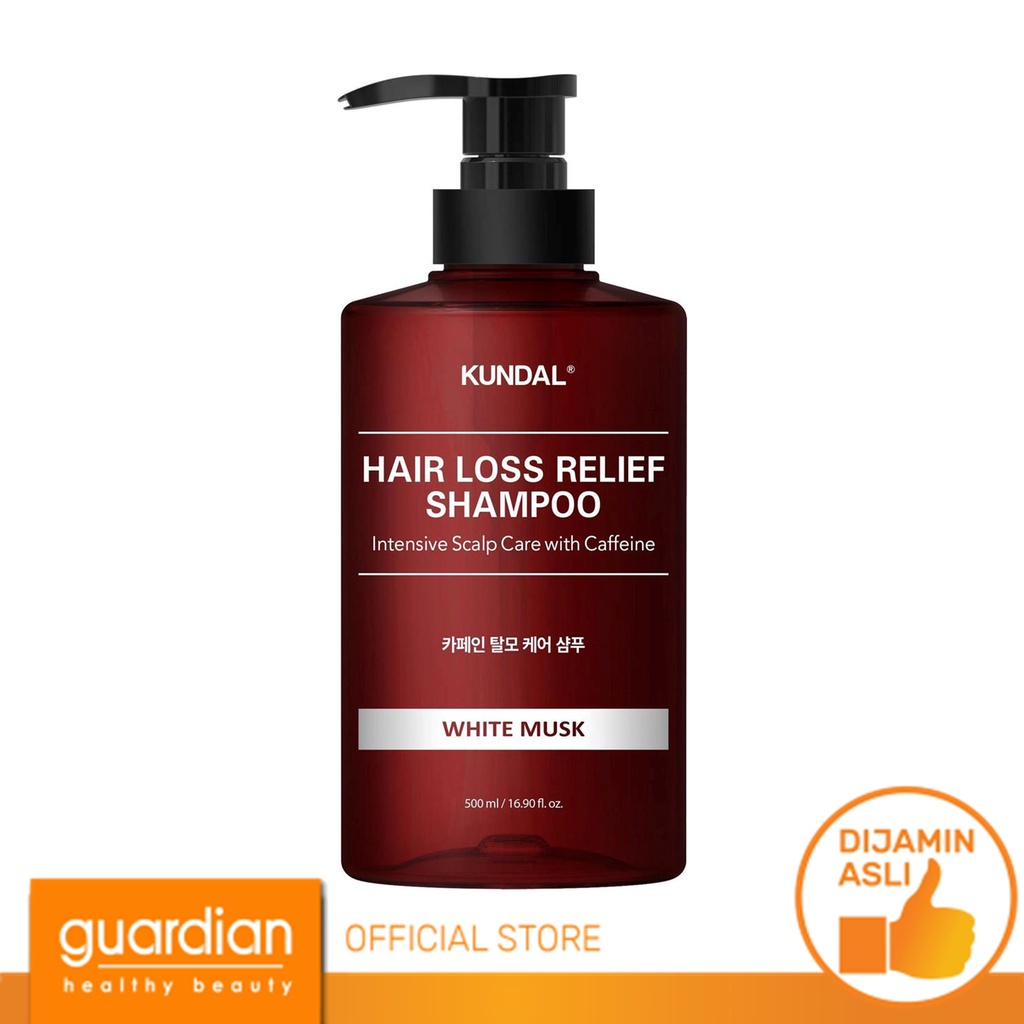 KUNDAL Scalp Care and Caffeine Shampoo - White Musk 500ml