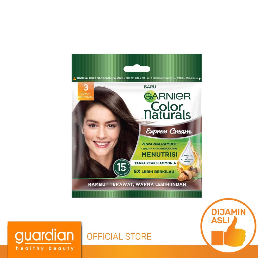 GARNIER Color Natural Coklat Kehitaman 3 20ml+20g