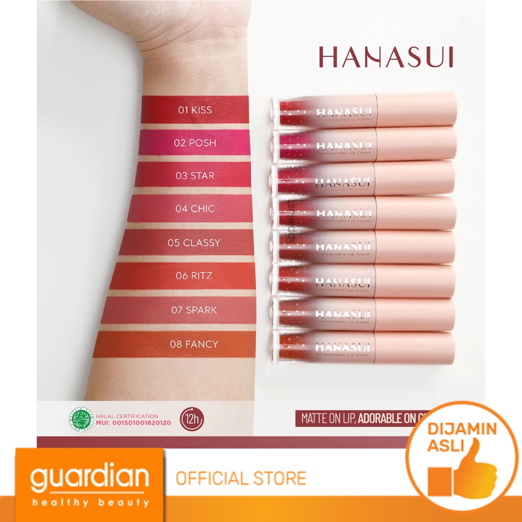 HANASUI Mattedorable Lip Cream - 02 Posh