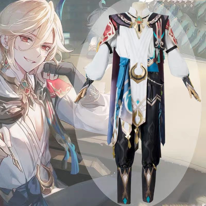 MIUMIU - COSPLAY COSTUME GENSHIN IMPACT KAVEH FULLSET EARING WIG SUMERU