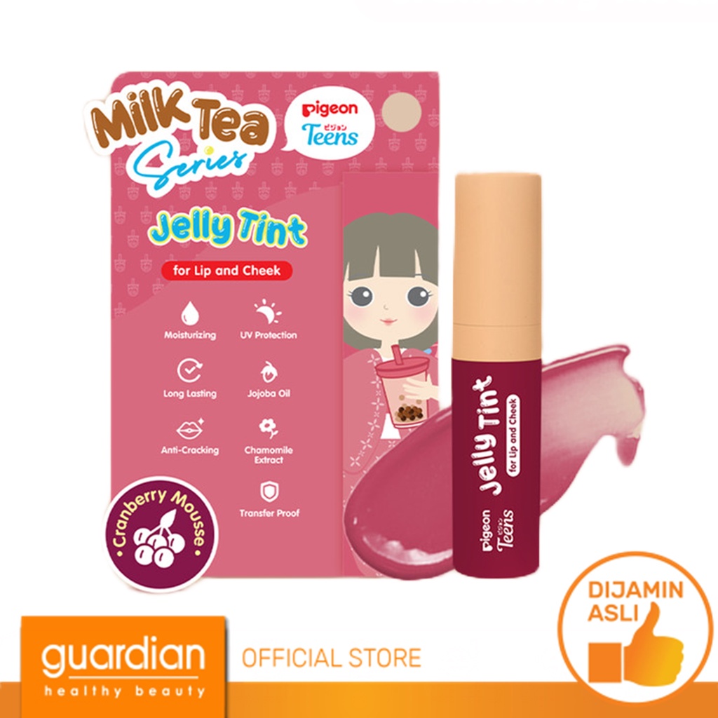 PIGEON Teens Jelly Tint Milk Tea - Cranberry Mousse