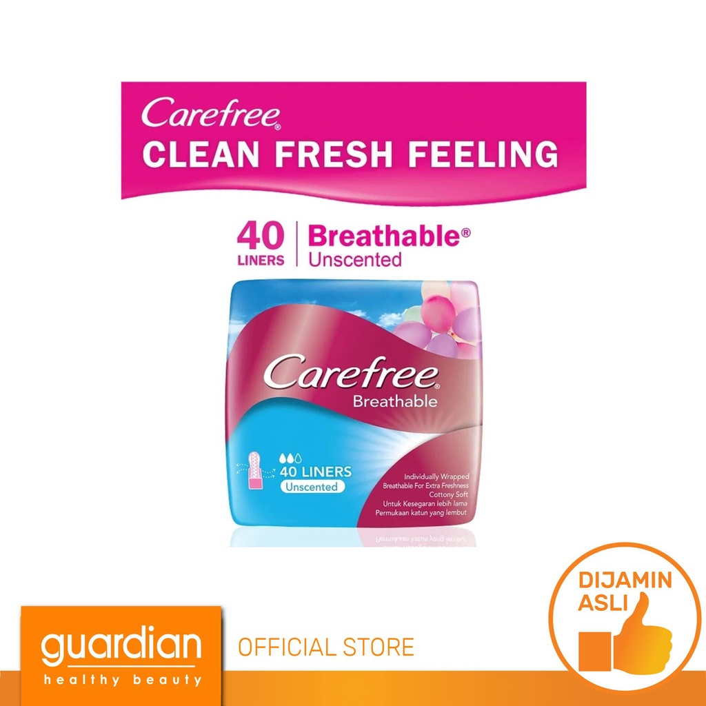 CAREFREE Breathable Unscented 40S