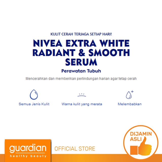 NIVEA Body Serum Extra Bright Radiant &amp; Smooth 180ml