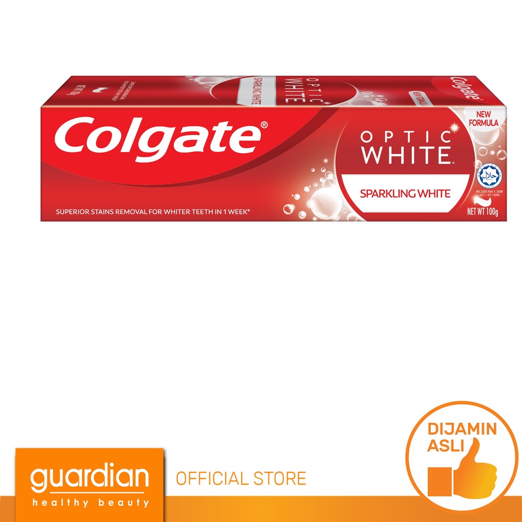 COLGATE Optic White Sparkling White Toothpaste/Pasta Gigi 100g