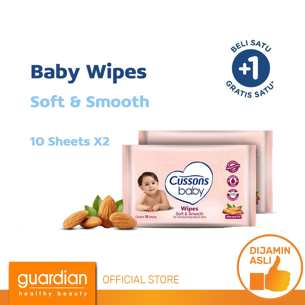 CUSSONS BABY Wipes Soft Smooth 10S