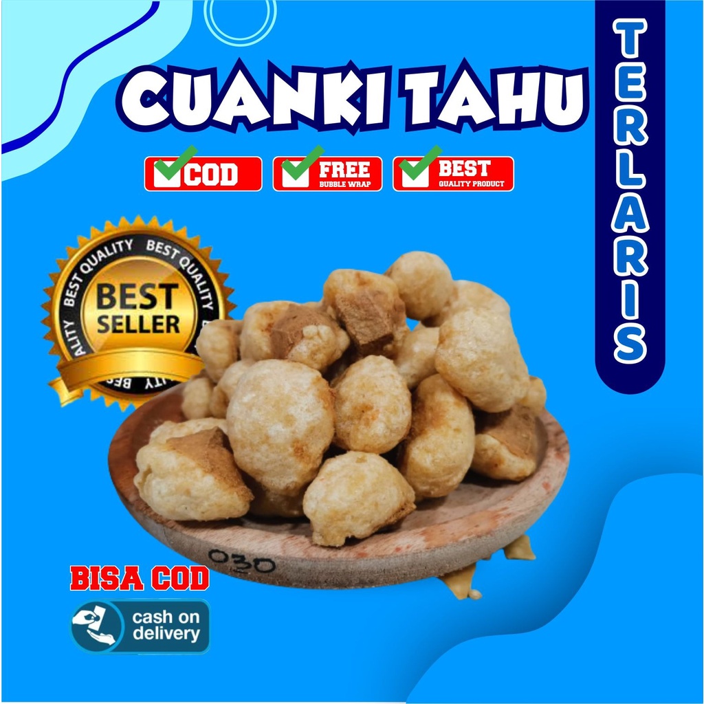 

(COD) CUANKI TAHU 50Biji TERMURAH TOPING BASO ACI CUANKI LIDAH TAHU KERING BAHAN SEBLAK INSTAN