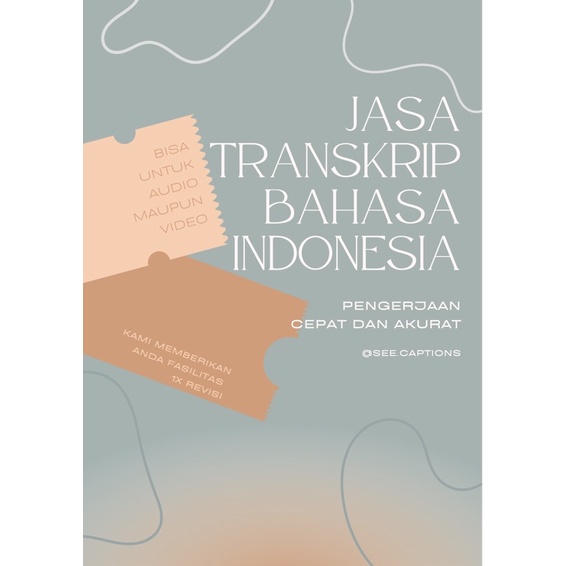 Jasa Transkrip Bahasa Indonesia