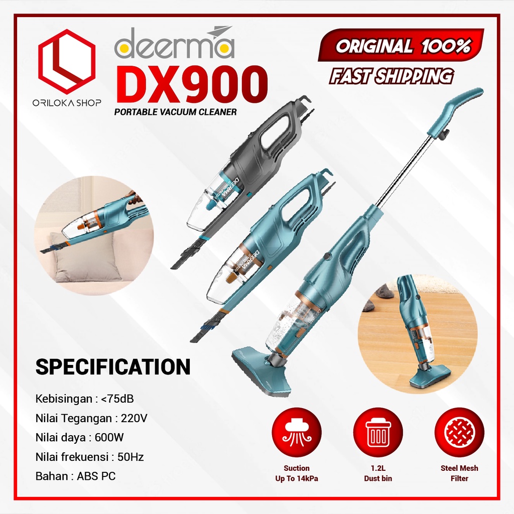 Deerma Vacuum Cleaner 2 in 1 DX900/DX920 - Alat Penghisap Debu