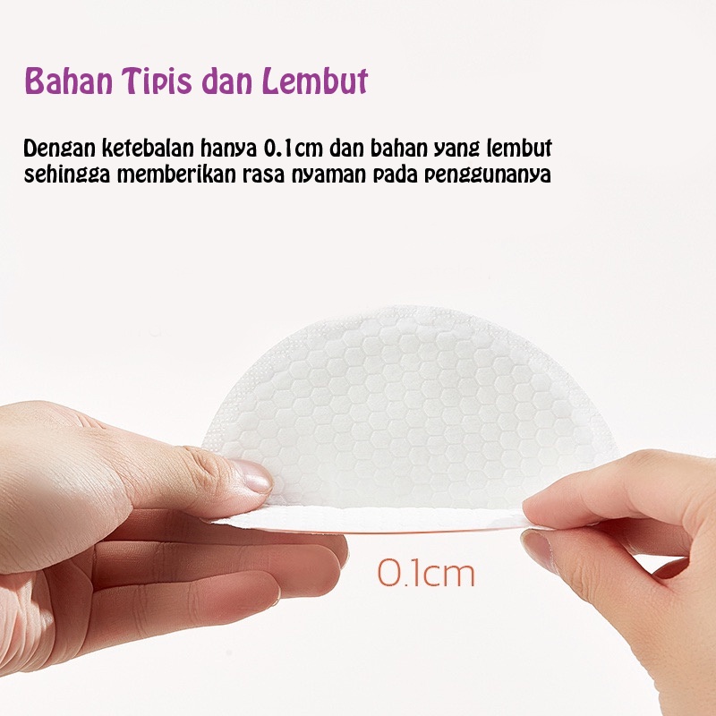 Breastpads 24 Pcs 3D Side Cut Shape / Mamapads isi 24 Pcs