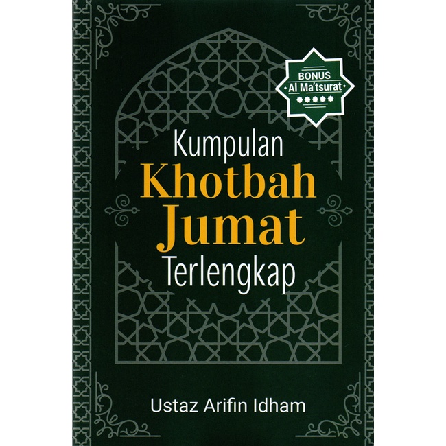 

Buku Kumpulan Khotbah Jumat Terlengkap