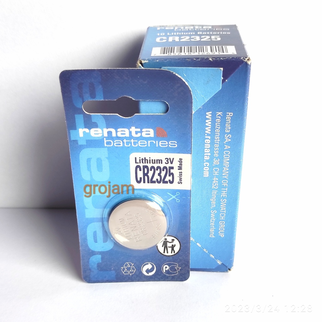 BATERAI RENATA 2320 CR2320 2325 CR2325 1025 CR1025 ORIGINAL