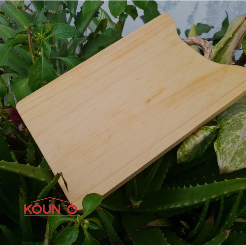 Talenan Kayu Pinus Food Grade Hiasan Dinding Dengan Tambang Premium Perlengkapan Rumah