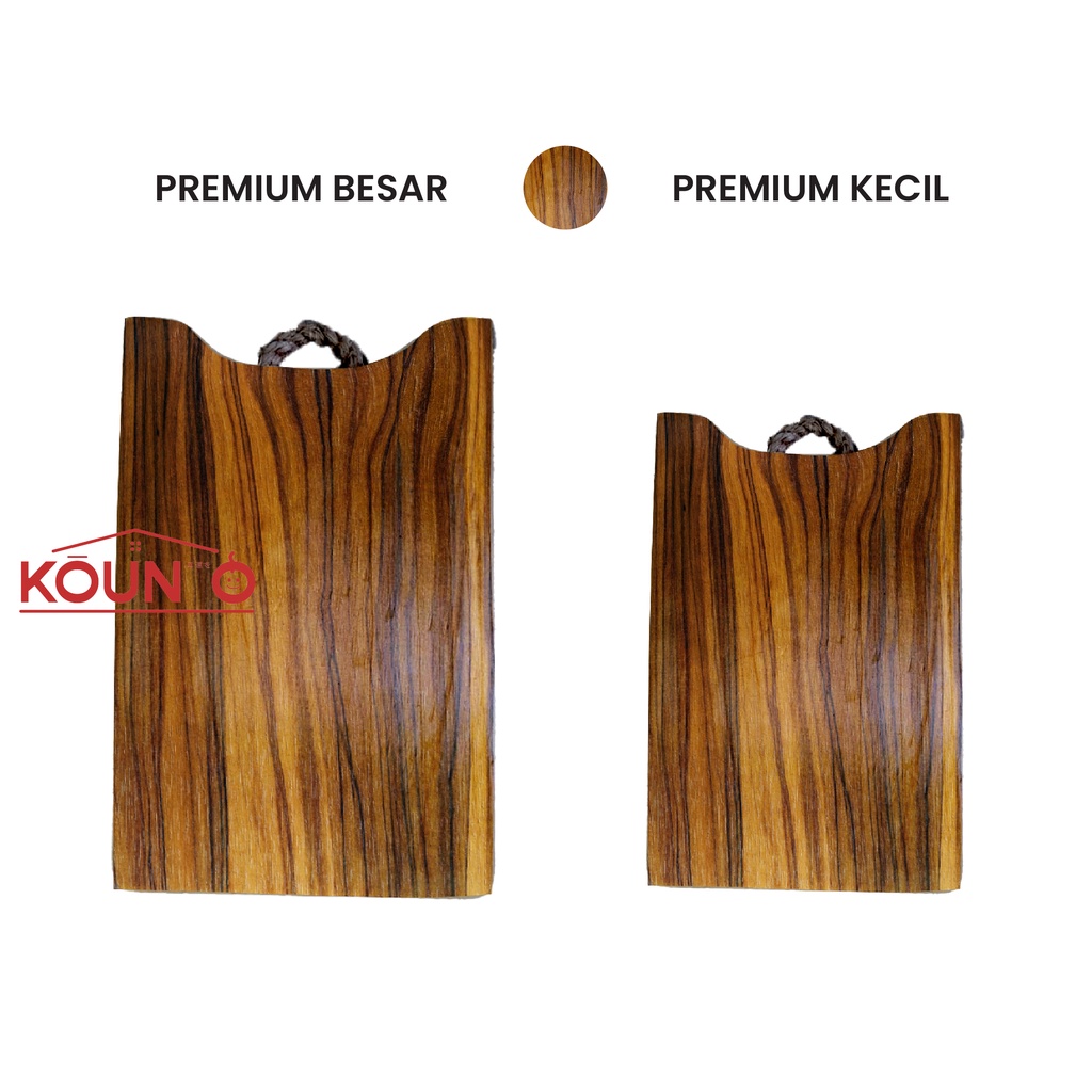 Talenan Kayu Pinus Food Grade Hiasan Dinding Dengan Tambang Premium Perlengkapan Rumah