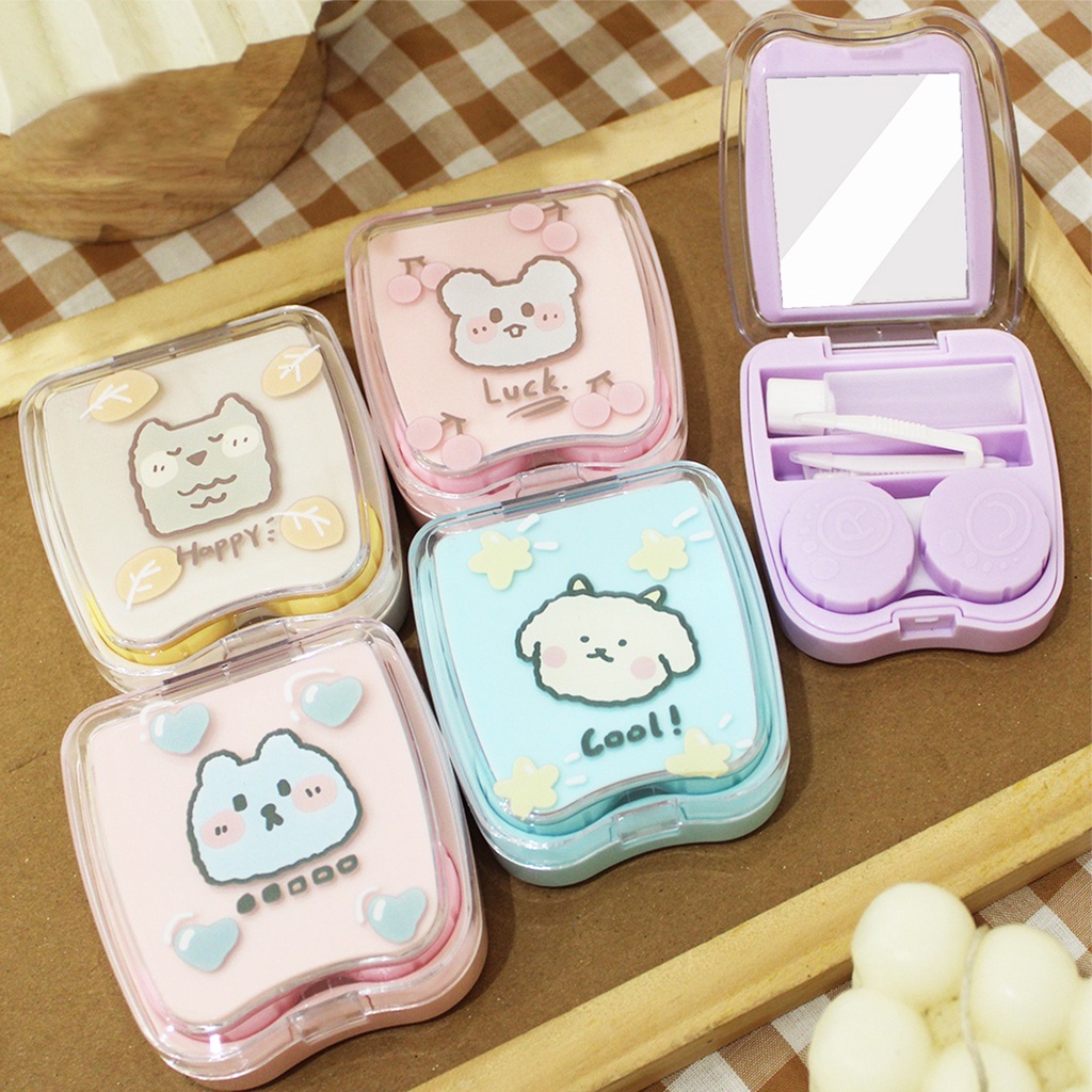 Tempat Softlens Korea - Lens Case Lucu