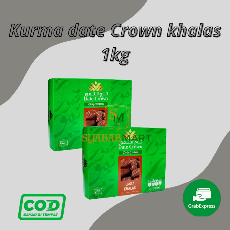 

Kurma Date Crown Khalas 1 Kg / Kurma Khalas / Kurma Khalas Jumbo / Kurma Date Crown