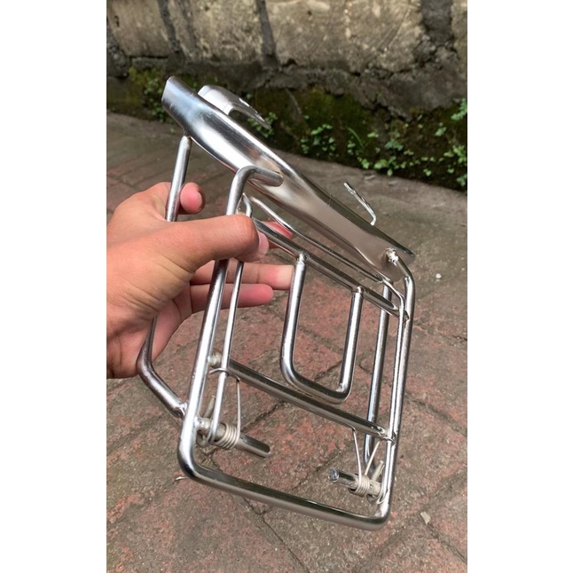 BEGEL RAK JEPRET BELAKANG MOTOR ASTREA GRAND BULUS 91 / 92 BAHAN BESI TEBAL WARNA CHROME HARGA MURAH BERKUALITAS