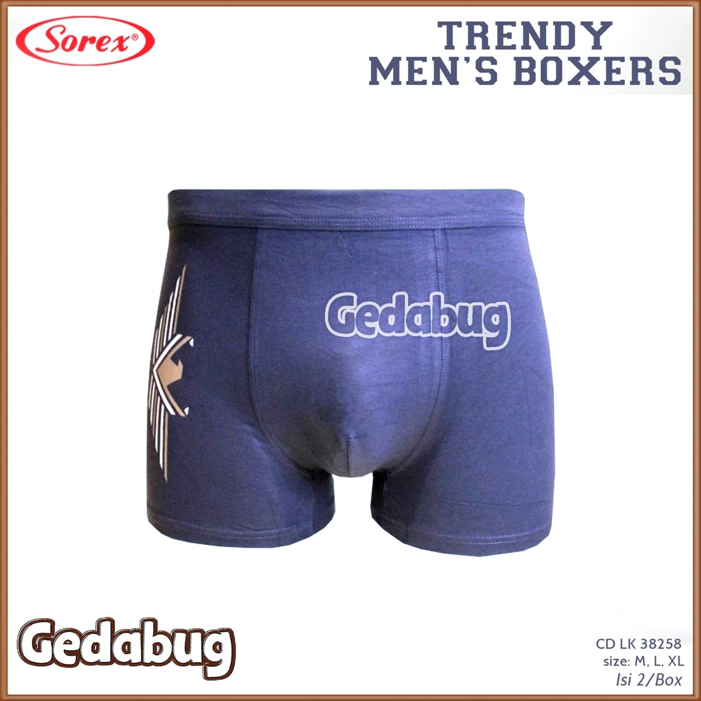 CD Boxer Pria Sorex 38258 | Celana dalam pria Boxer Trendy Men's | Gedabug