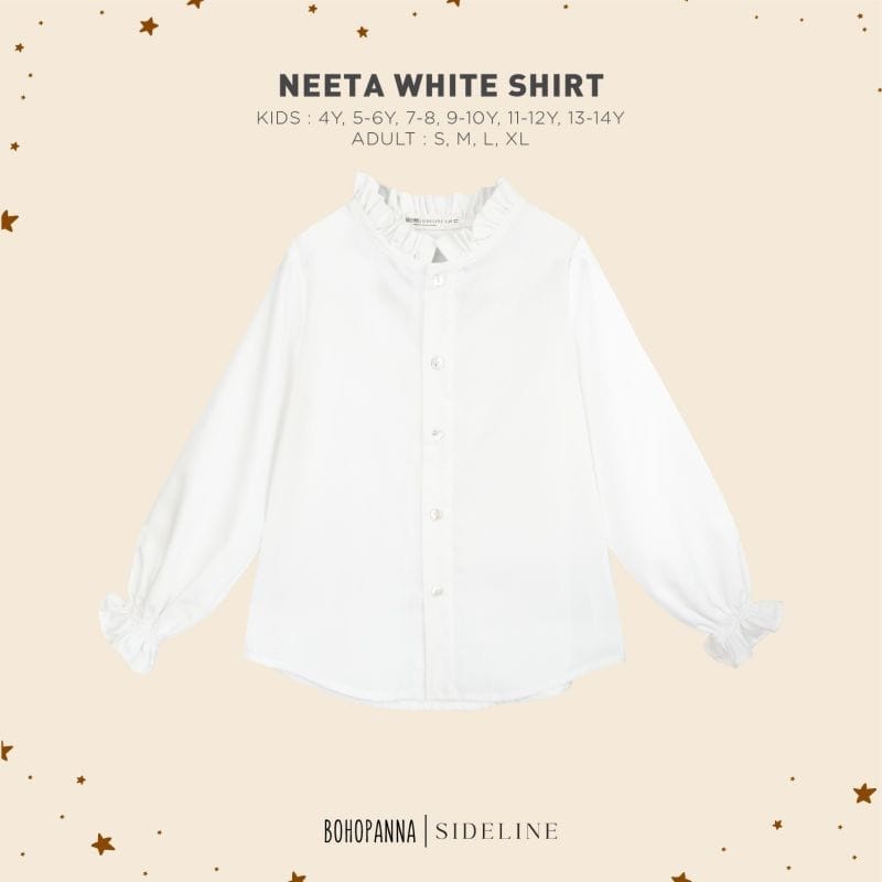 Bohopanna X Sideline Neeta Shirt / Atasan KemejaPerempuan Anak &amp; Ibu