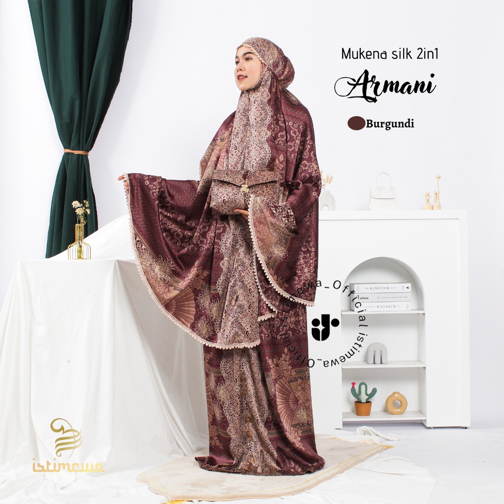 ISTIMEWA Mukena Armani Silky Jumbo 2in1