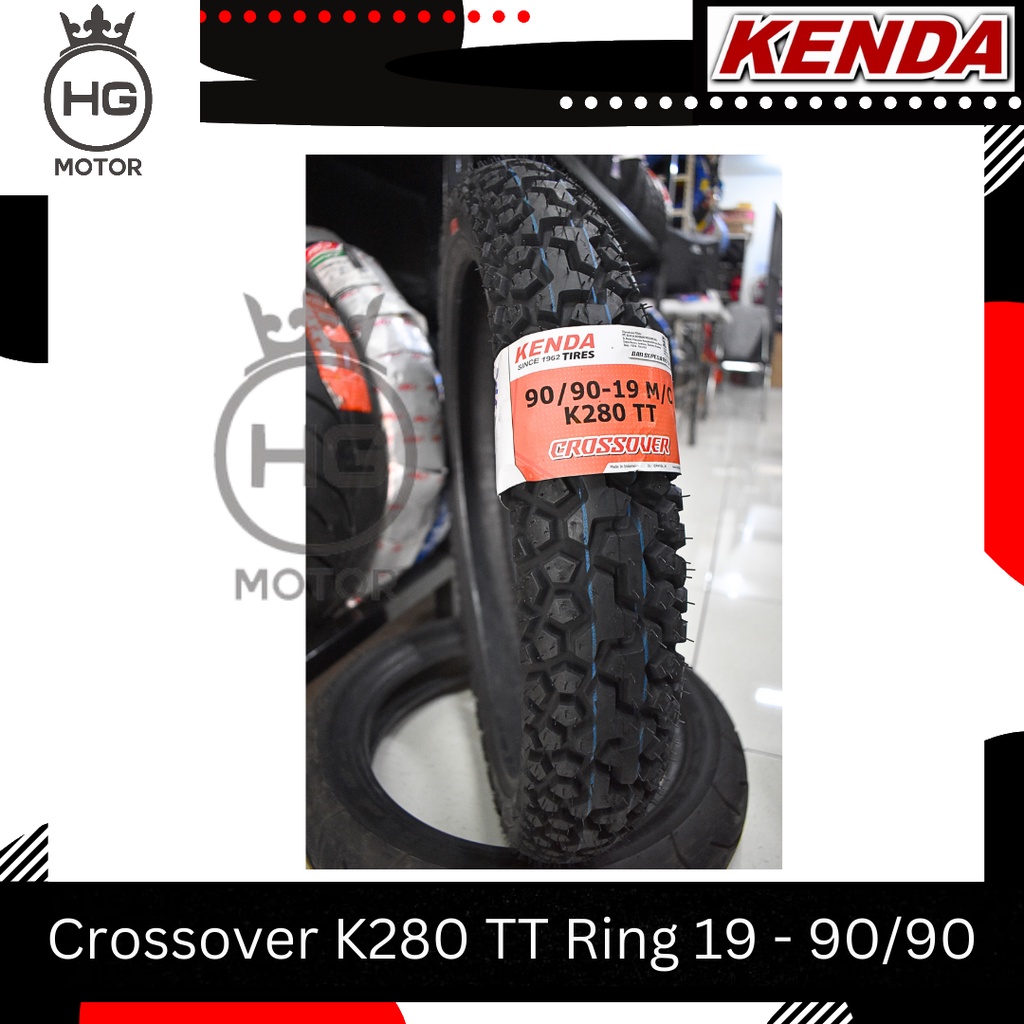 Kenda Ban Motor Dual Purpose TubeType K280 Ukuran 90/90 Ring 19
