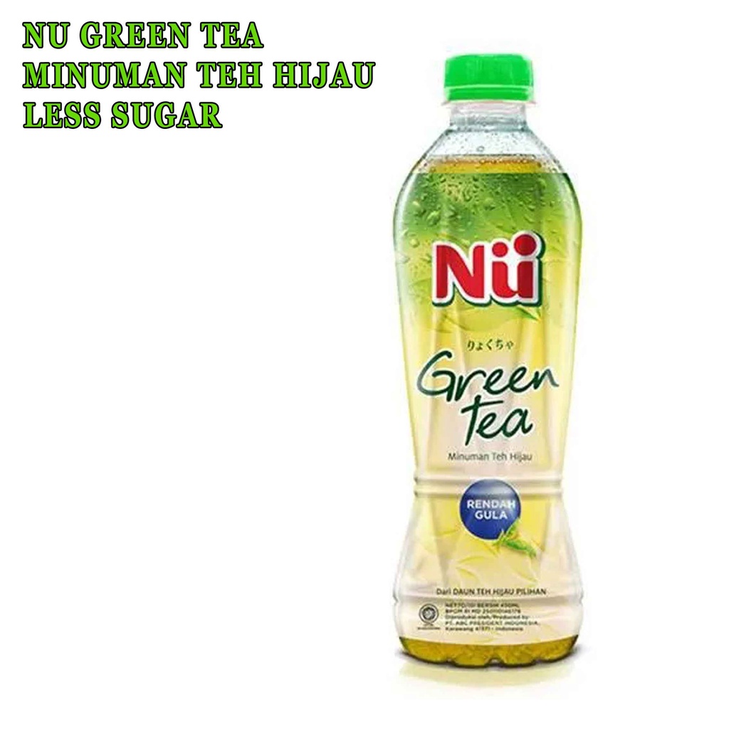 TEH HIJAU LESS SUGAR* NU GREEN TEA* TEA* 450ML