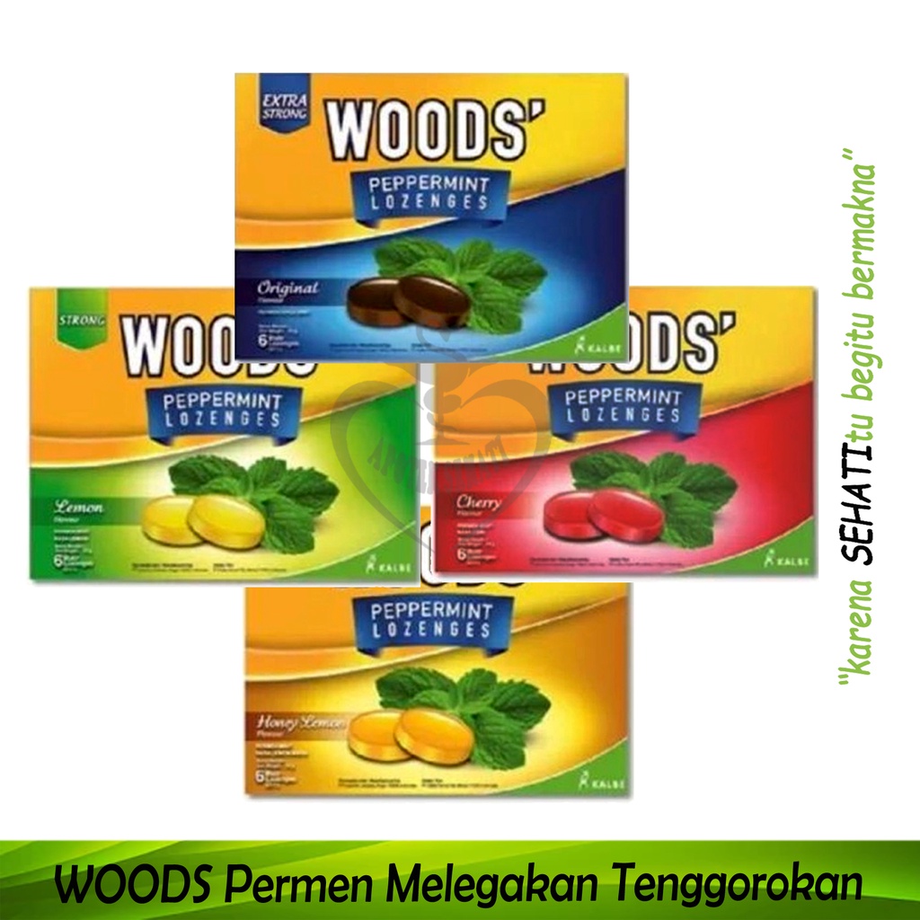 

Permen Woods Peppermint Lozenges Wood's Pelegga Tenggorokan