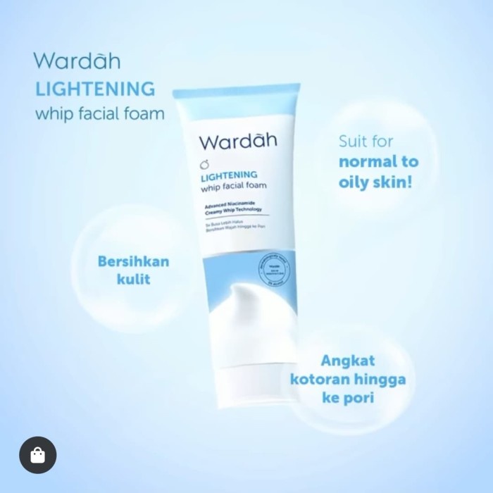 Wardah Lightening Face SERIES | Serum - Face Toner - Whip Facial - Micellar Gentle Wash |