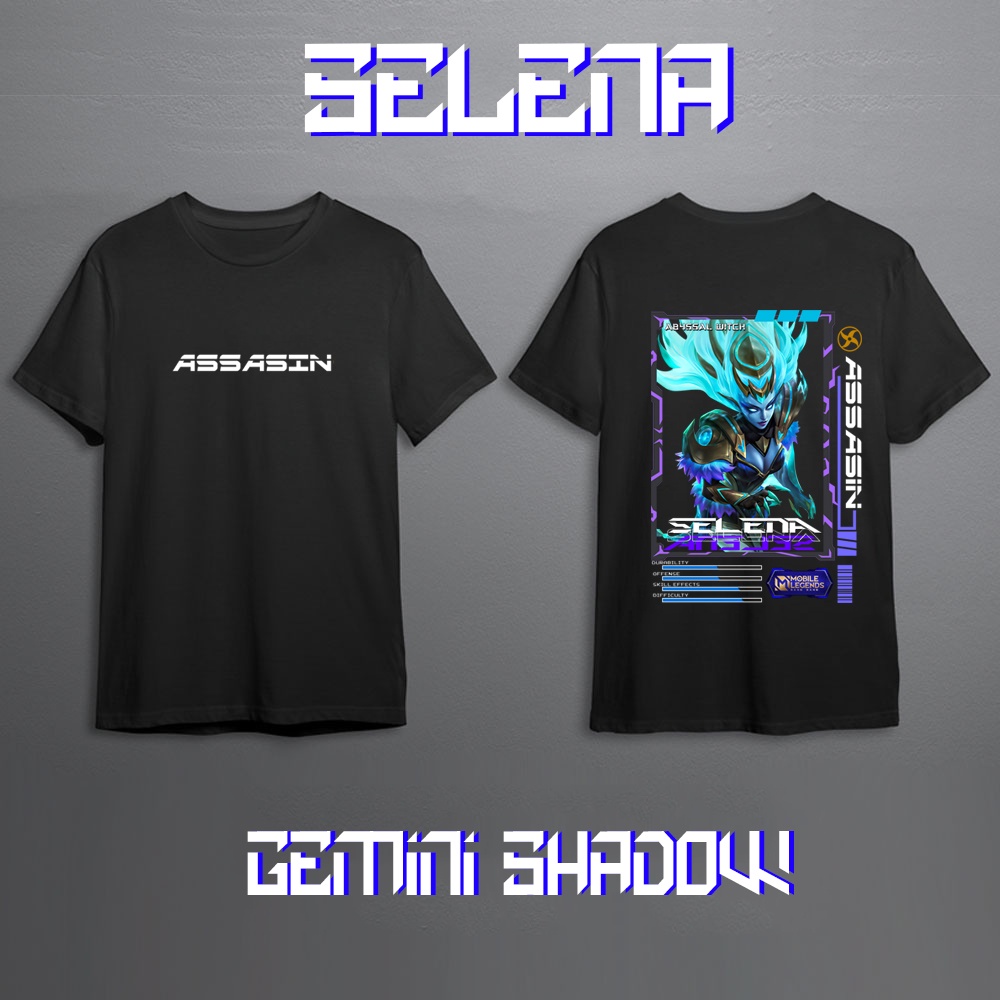 KAOS HERO SELENA ASSASIN FULL SKIN KEREN