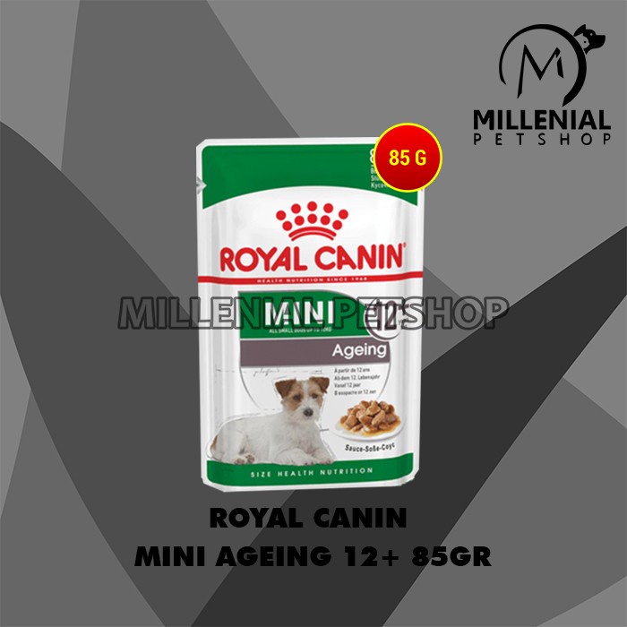 Makanan Anjing Royal Canin Mini Ageing 12+ Dog food Adult 85 Gram