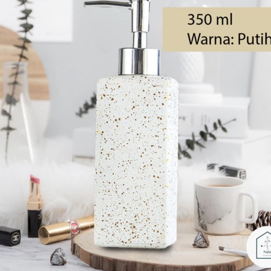 Soap Hand Sanitizer Bottle Botol Sabun Cair Keramik Marble Antiseptik