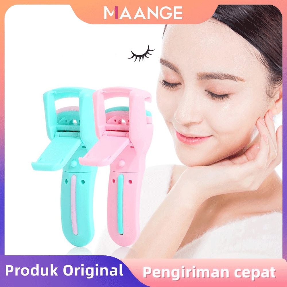 MAANGE Bulu Mata Pelentik Bulu Mata Jepitan Bulu Mata Tahan Lama Portable Eyelash Curler 4071