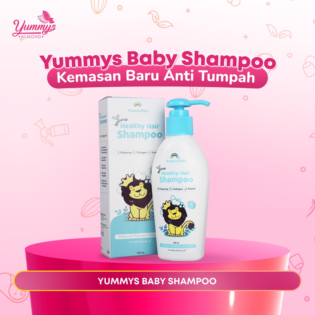 PERA646 YUMMYS BABY HAIR SHAMPOO 100 ML EXP 02 2024