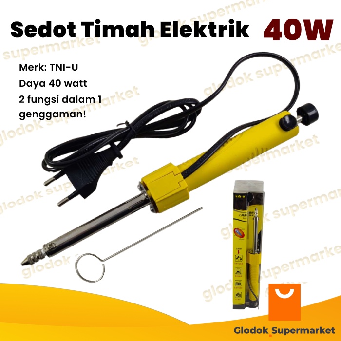 Sedot Timah Elektrik TNI-U 40 Watt Solder Pump 40w TU019 40W