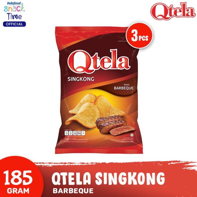 

HOT PROMO Qtela Singkong Barbeque 185 Gr - 3 Pcs