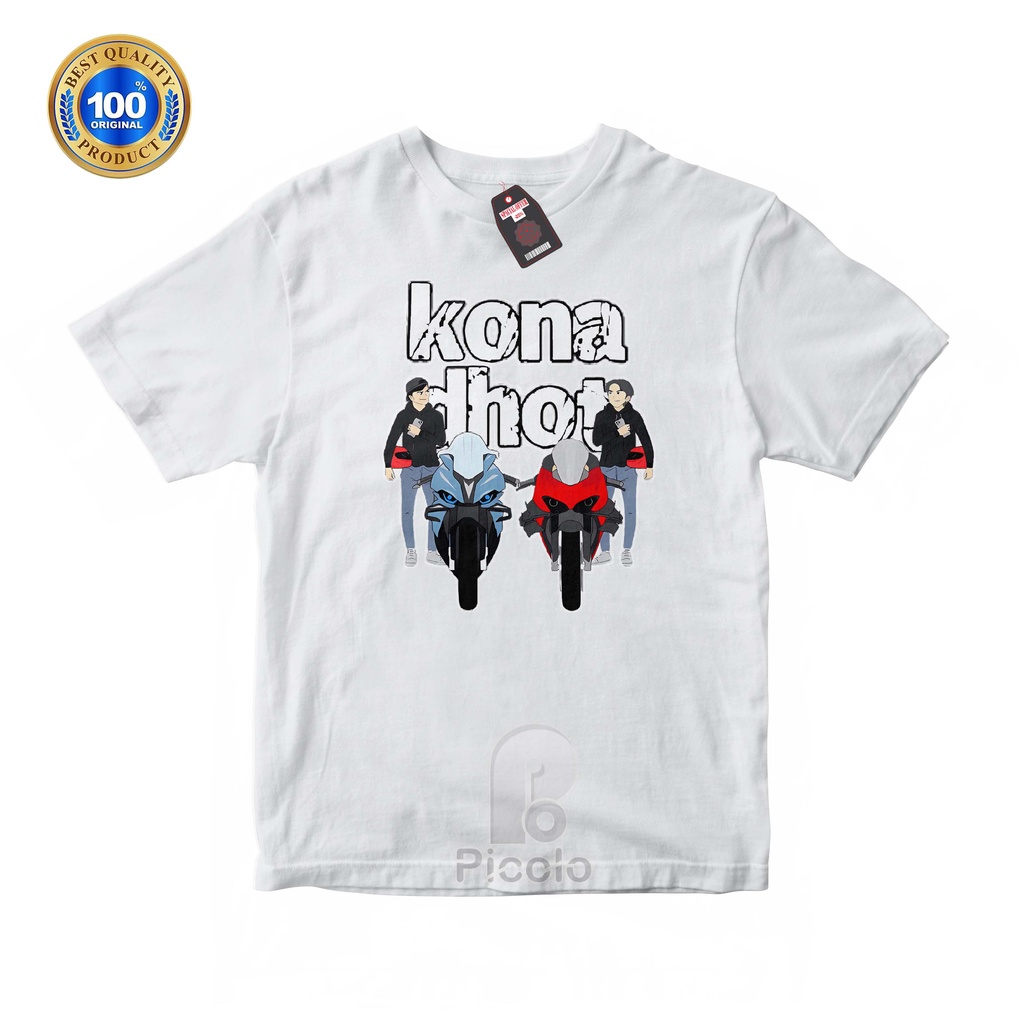 (FREE NAMA) BAJU KAOS ATASAN ANAK MOTIF KARTUN KARAKTER KONA DHOT DESIGN UNISEX Bahan COTTUN