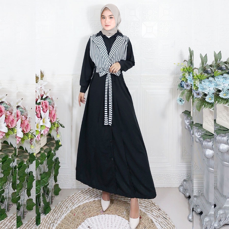 TANIA GAMIS NOOZ AZELIA MAXY DRESS PANJANG WANITA BY GL FASHION