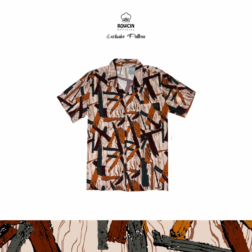 KEMEJA HAWAI PRINTING UNISEX KATUN RAYON EXCLUSIVE PHWI KEMEJA LENGAN PENDEK VOL 5