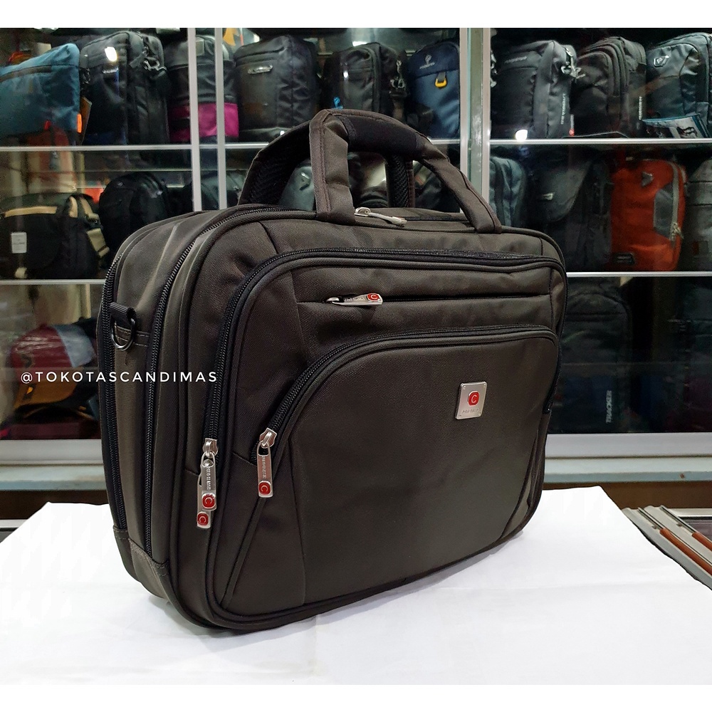 Brief Case Tas Selempang Kerja Laptop Polo Classic 535