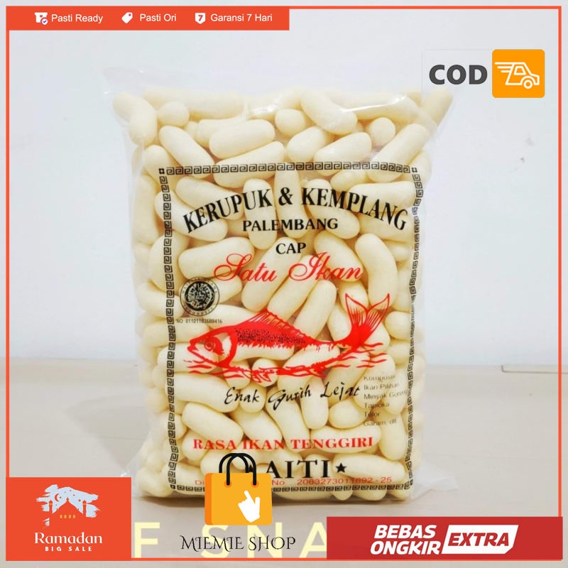 

Kerupuk Pilus Palembang Cap Satu Ikan-Gurih Renyah Nikmat!!!