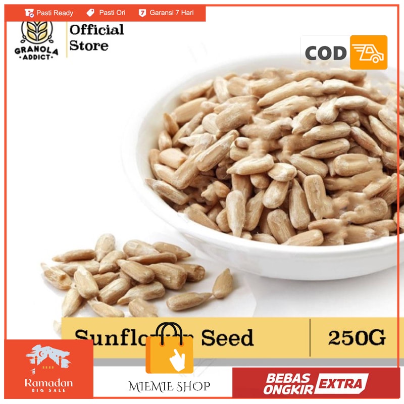 

Sunflower Seed / Kuaci Kupas 250G - Granola Addict Ingredients