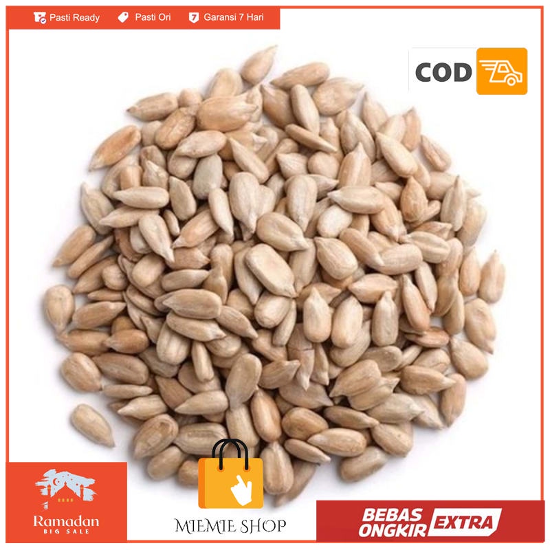 

Sunflower Seed 1 Kg Kuaci Biji Bunga Matahari Kupas Healthy Food