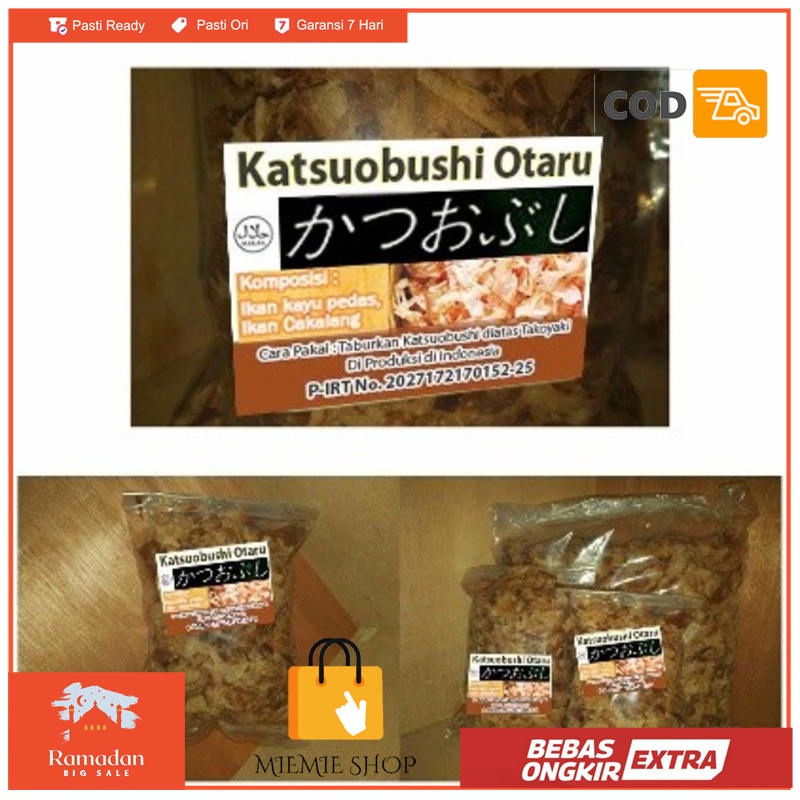 

Katsuobushi Ikan Cakalang Asap Khas Jepang Taburan Takoyaki 200 gram