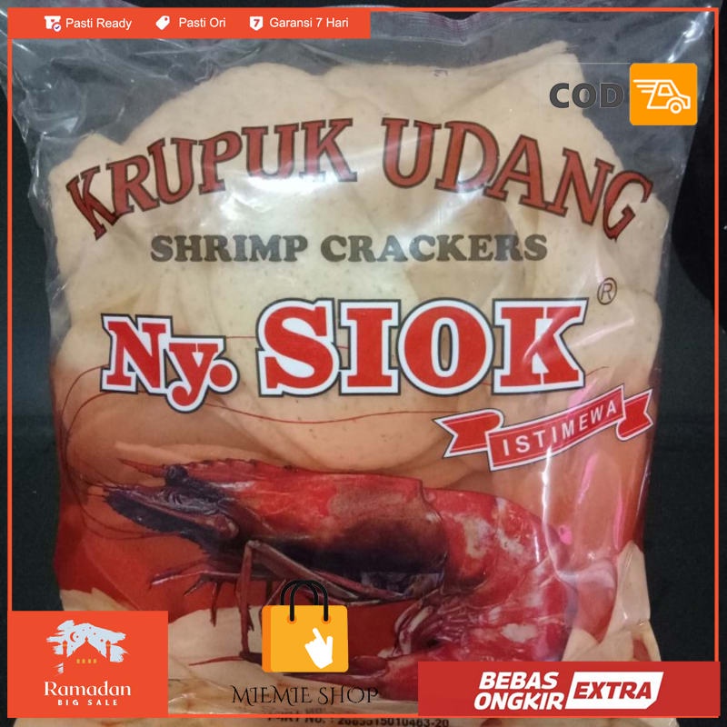 

Kerupuk Udang Oval Ny Siok