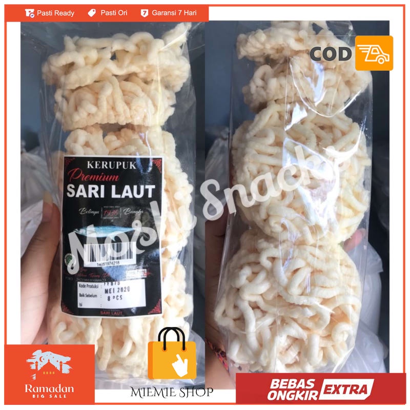 

Kerupuk Ikan Premium Sari Laut Fang Fang Asli Bangka / Kerupuk Bangka