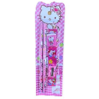 SS Stationery Set 5 in 1 Alat Tulis Anak Sekolah Penghapus penggaris Pensil Serutan Karakter Lucu