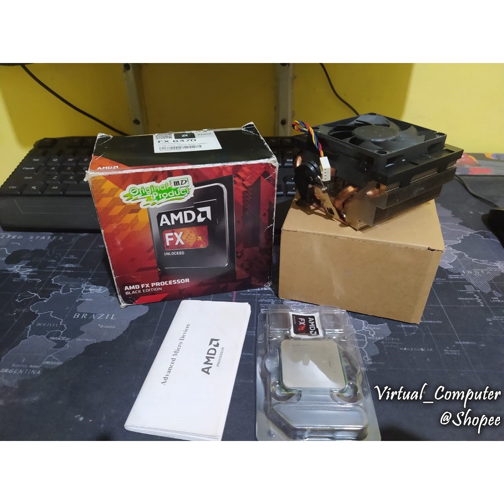 AMD FX 8370 vishera delapan core 4.0 Ghz max boost clock 4.3 Ghz