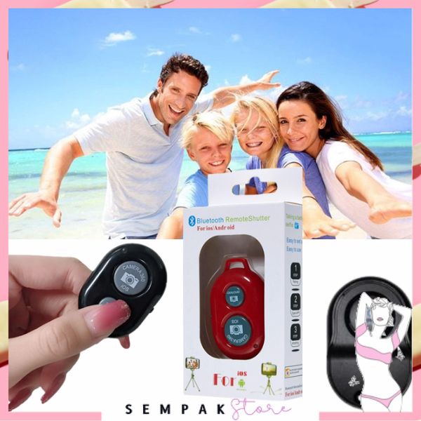 SS Smartfish Selfie Camera Remote Control Bluetooth Remot Shutter Wireless Pengendali Jarak Jauh Nirkabel Untuk Android IOS