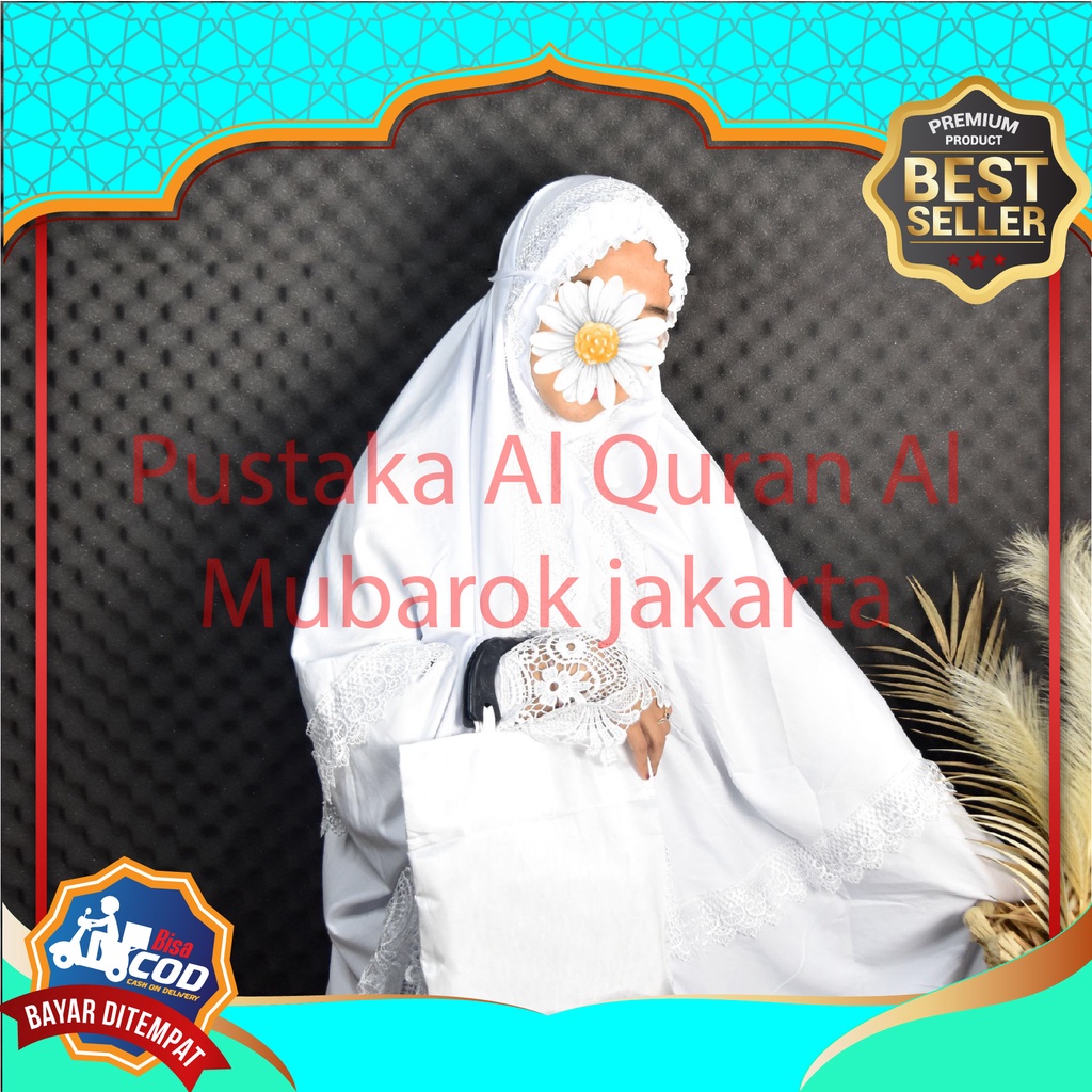 Mukenah Mikro Bordir Katun Polos Katun Adem Mukenah Mukena Dewasa Renda Mewah Mukena Orang Dewasa Mu