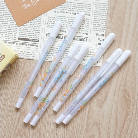 

Flower White Gel Ink Pen / Bolpoint Tinta Putih / White Ink Pen